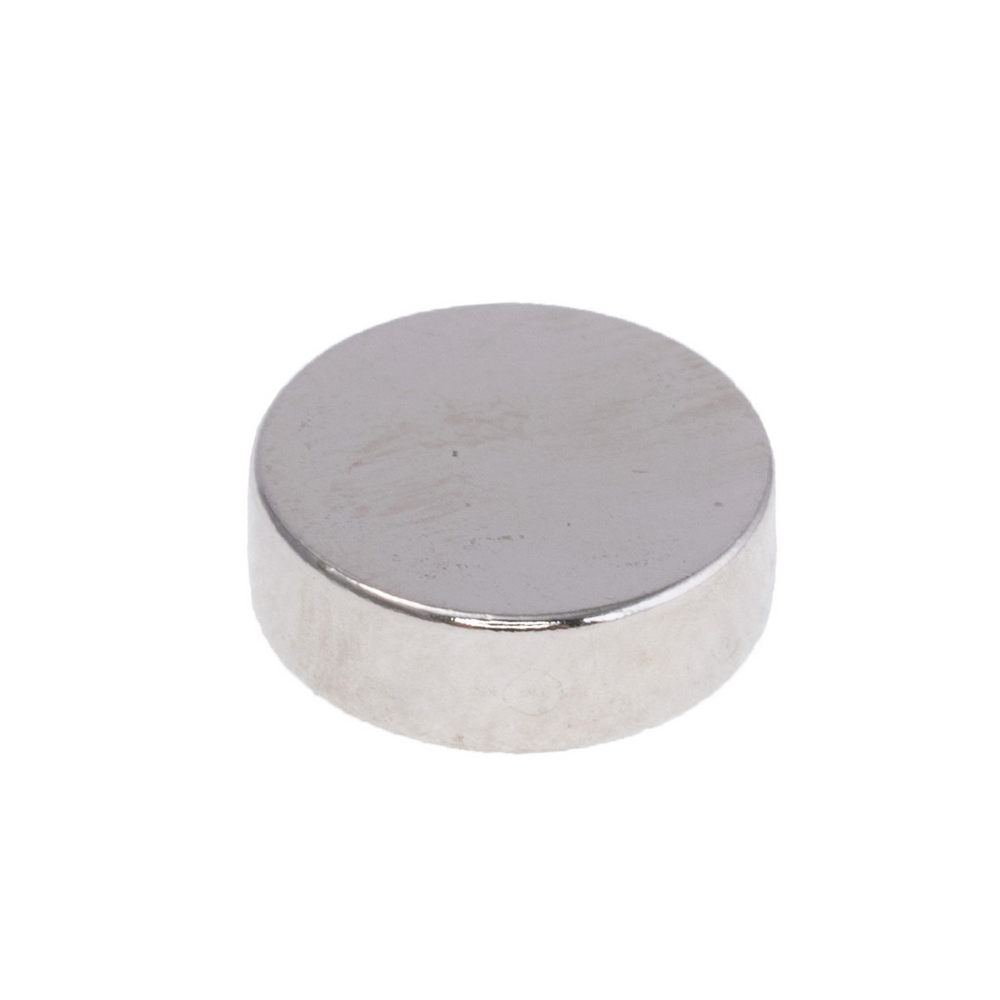 Магніт NdFeB, диск/циліндр D12 x 4 mm (N38), Ni + Cu + Ni Магніт NdFeB, диск/циліндр D12 x 4 mm (N38), Ni + Cu + Ni