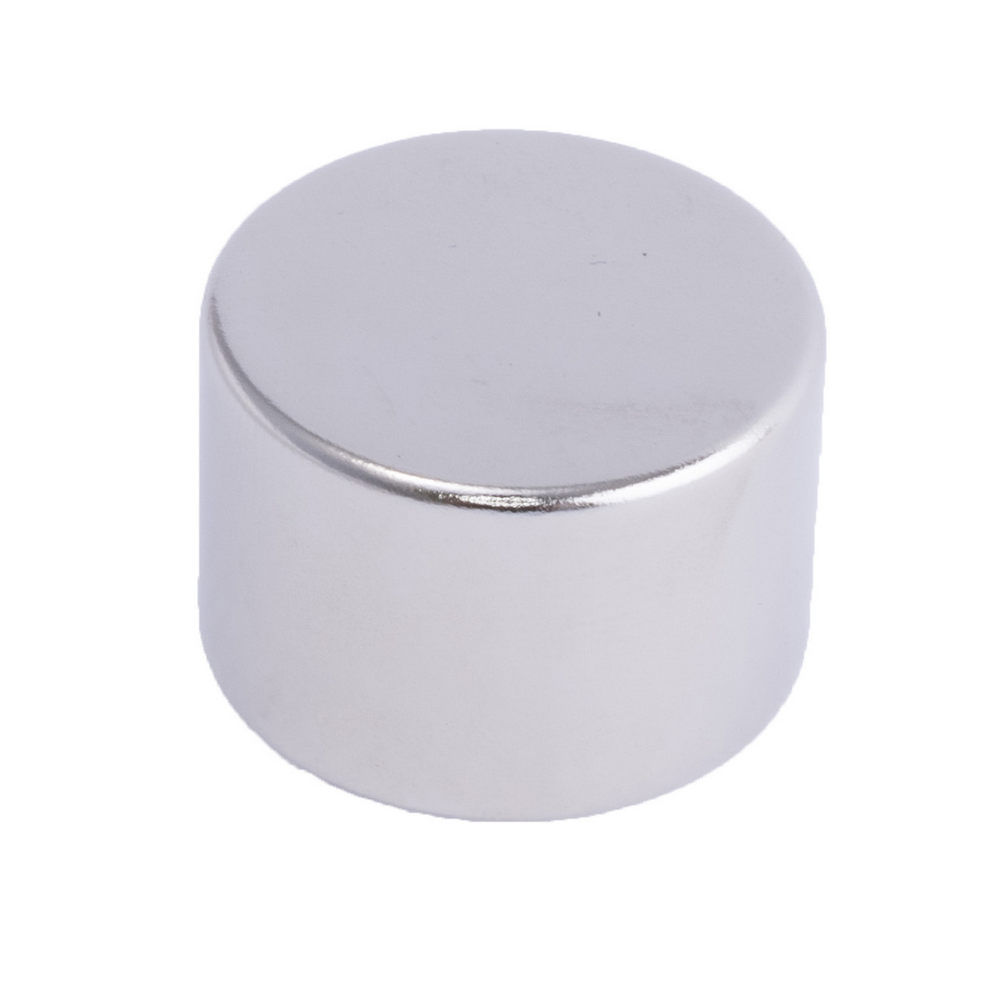 Магніт NdFeB, диск/циліндр D22 х 15 mm (N38), Ni + Cu + Ni (нікель) Магніт NdFeB, диск/циліндр D22 х 15 mm (N38), Ni + Cu + Ni (нікель)