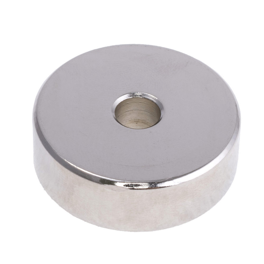 Магніт NdFeB, Диск (шайба) D30 x d6.5 x 10 mm (N38), Ni + Cu + Ni (нікель) Магніт NdFeB, Диск (шайба) D30 x d6.5 x 10 mm (N38), Ni + Cu + Ni (нікель)