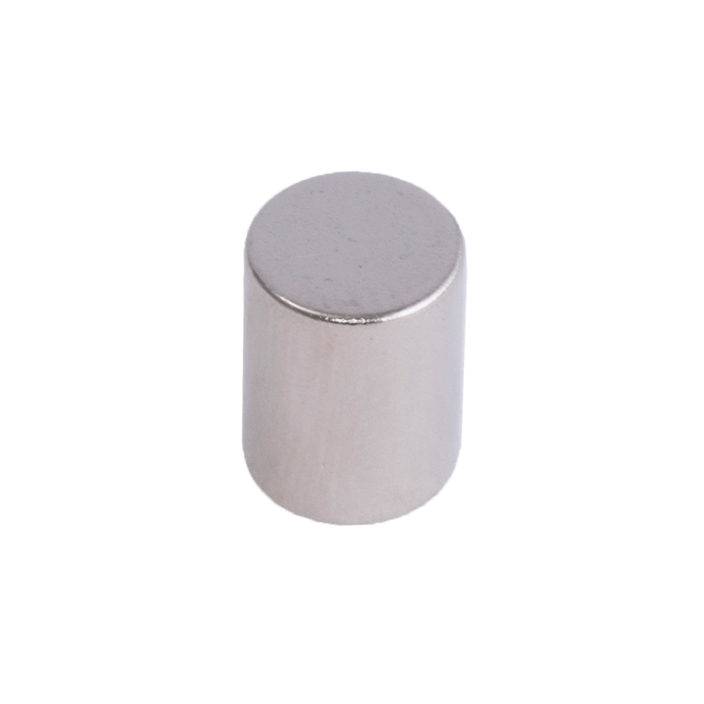 Магніт NdFeB, диск/циліндр D7,5 x 10 mm (N38), Ni + Cu + Ni (нікель) Магніт NdFeB, диск/циліндр D7,5 x 10 mm (N38), Ni + Cu + Ni (нікель)