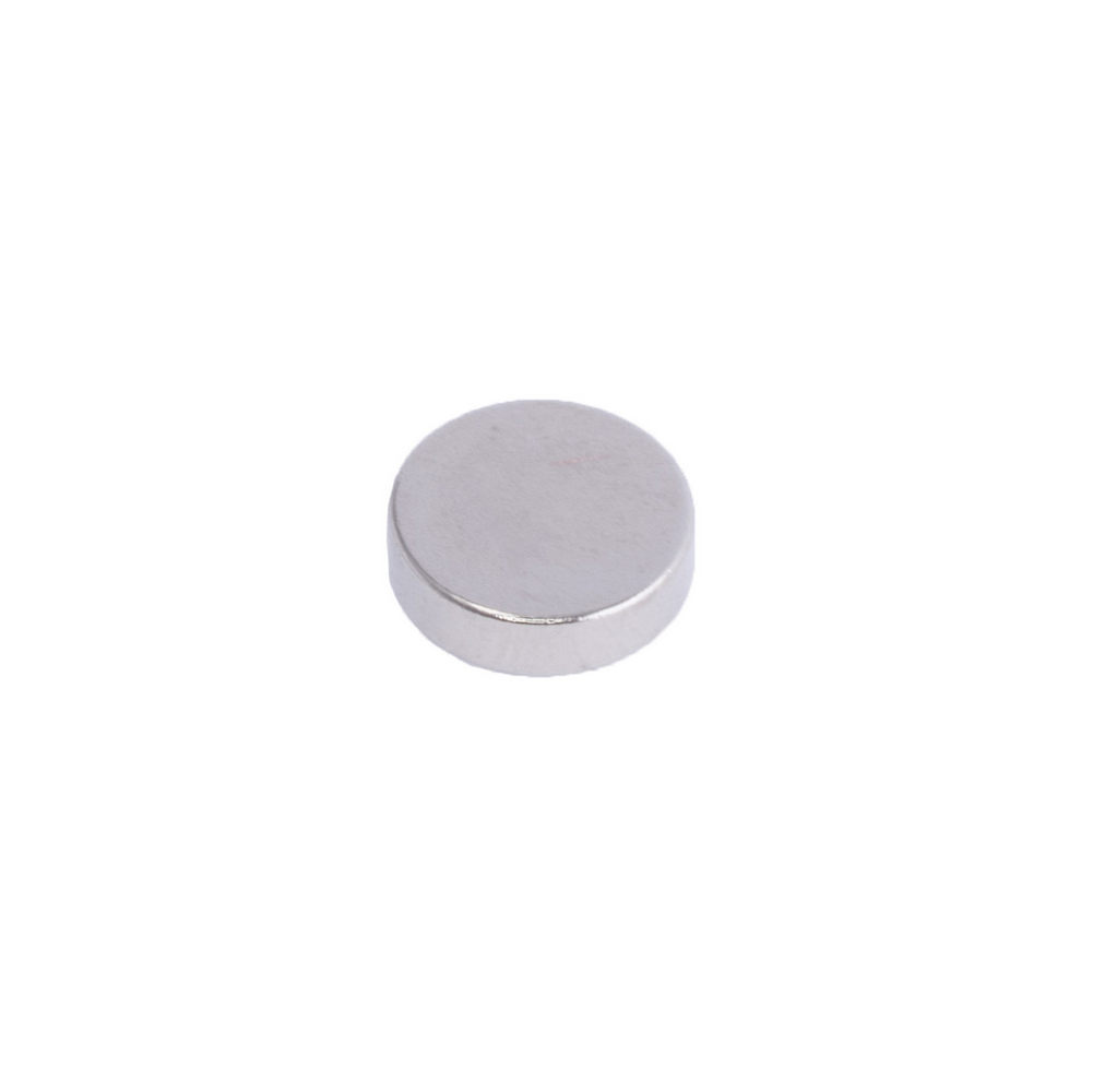 Магніт NdFeB, диск/циліндр D7 x 2 mm (N50), Ni + Cu + Ni (нікель) Магніт NdFeB, диск/циліндр D7 x 2 mm (N50), Ni + Cu + Ni (нікель)