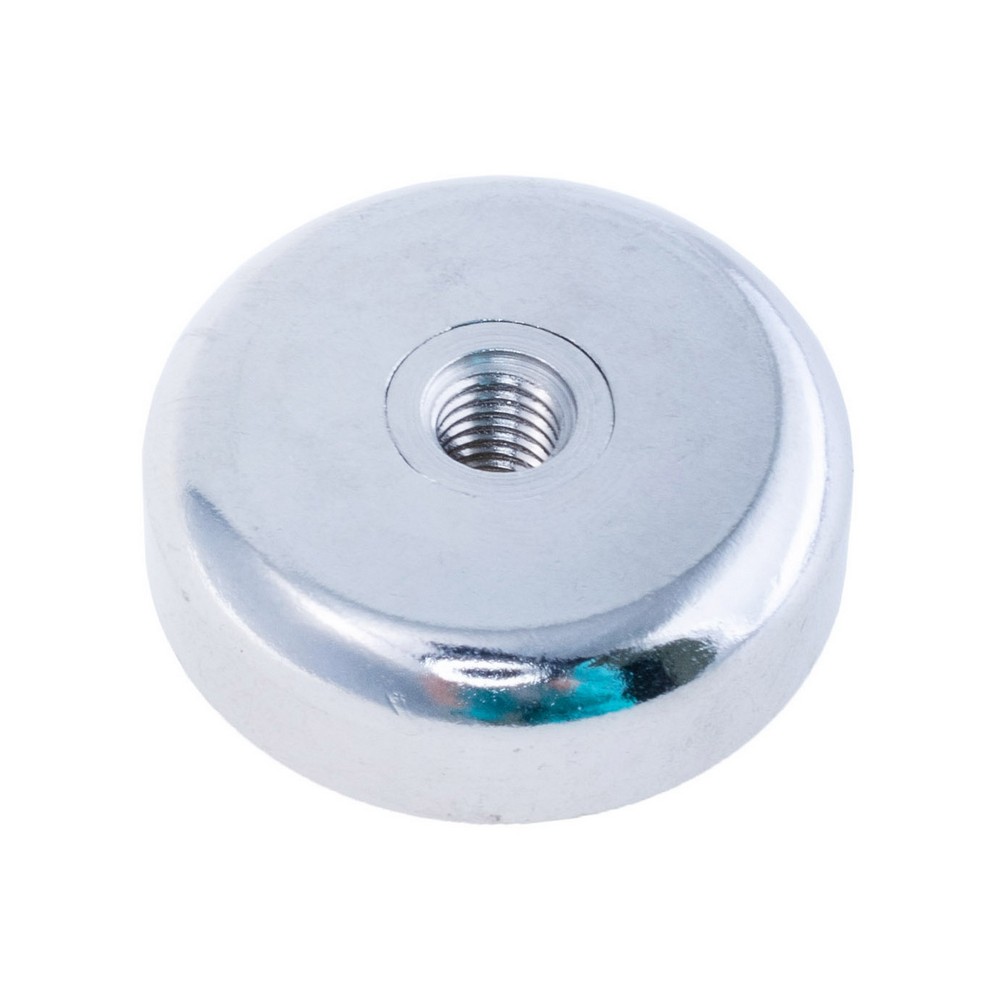 Магніт NdFeB Pot Magnet with Internal Thread, N38, Ni coating,Magnetized, NH25 Магніт NdFeB Pot Magnet with Internal Thread, N38, Ni coating,Magnetized, NH25