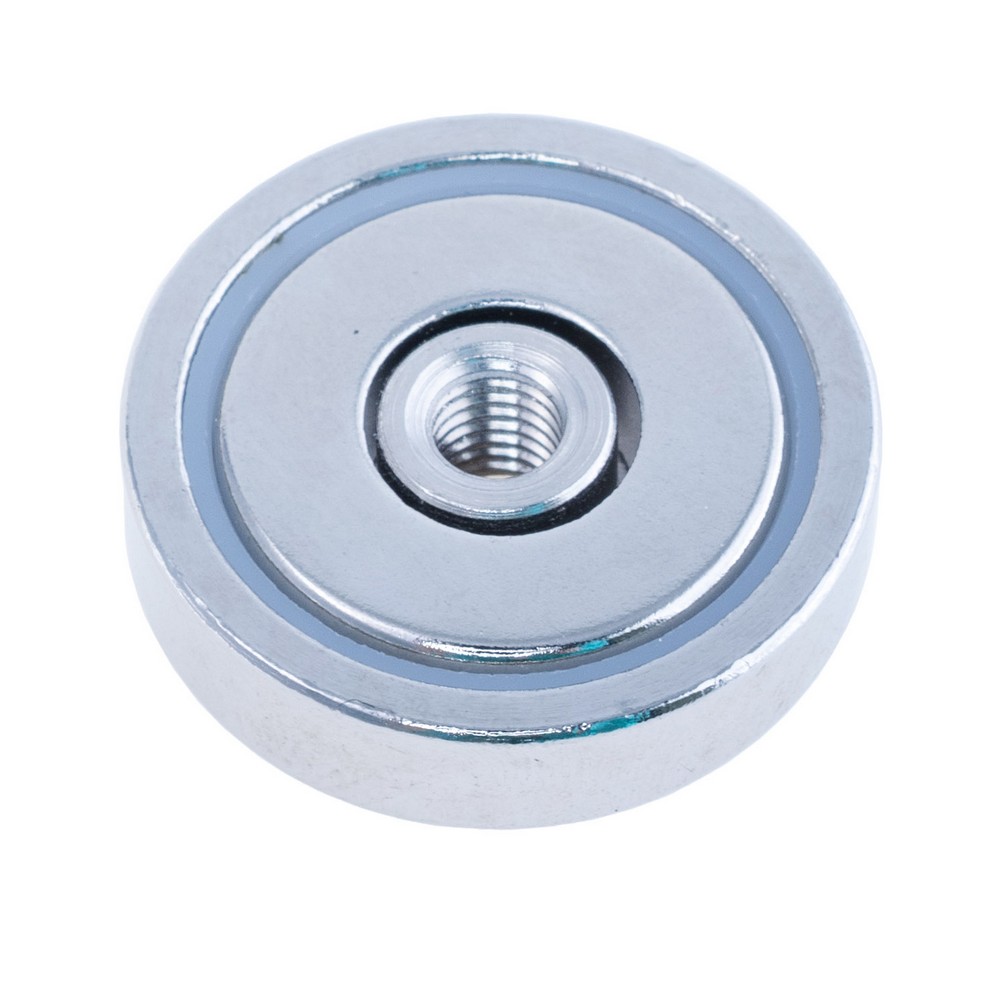 Магніт NdFeB Pot Magnet with Internal Thread, N38, Ni coating,Magnetized, NH25