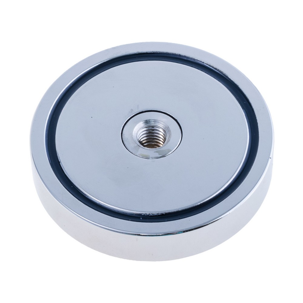 Магніт NdFeB, диск/циліндр D60 x12 mm (N38), Ni + Cu + Ni (нікель)