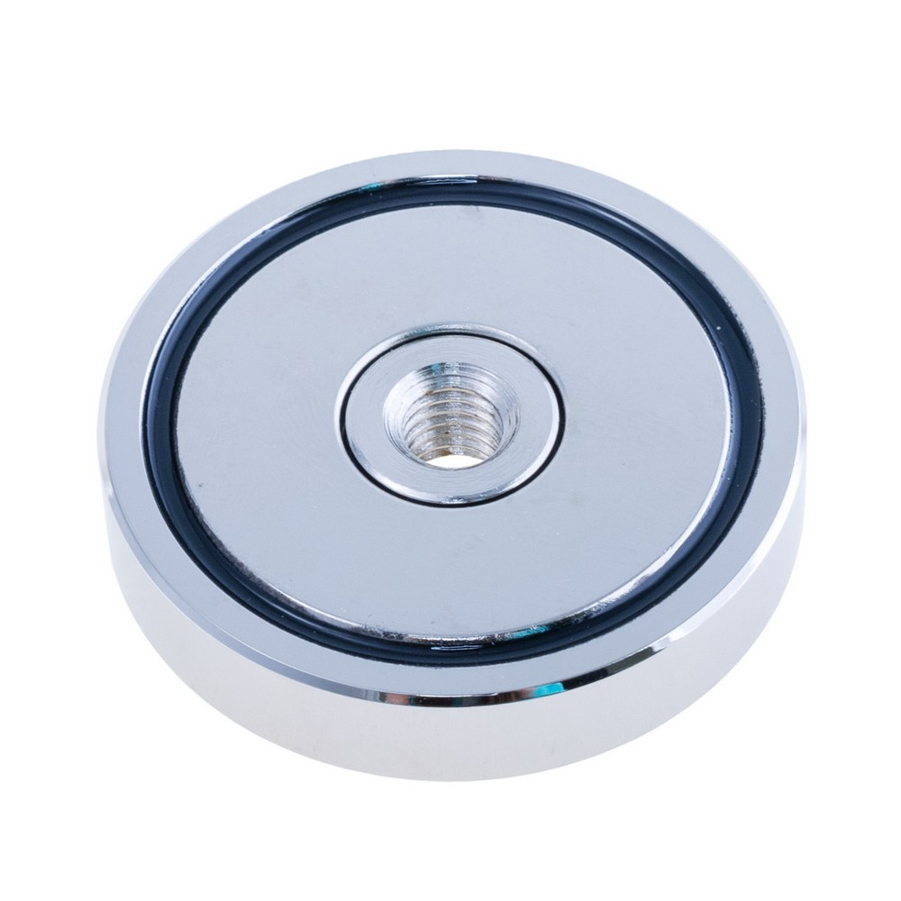 Магніт NdFeB Pot Magnet with Internal Thread, N38, Ni coating,Magnetized, NH48