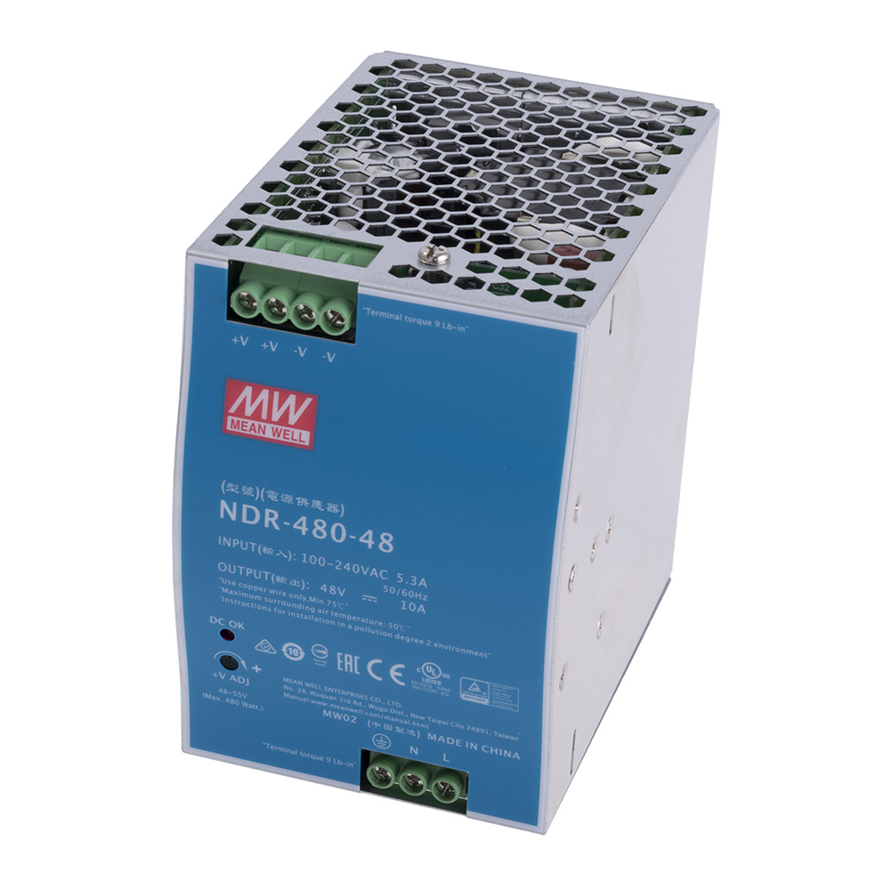 Блок живлення на DIN-рейку 480W 48V NDR-480-48