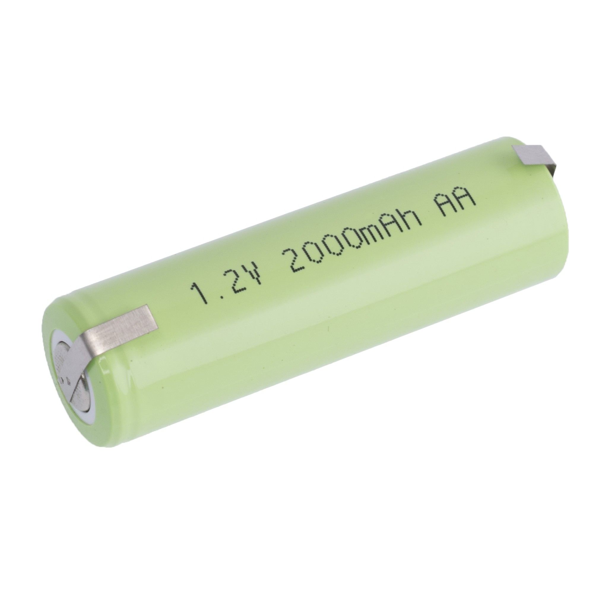 NiMH 2000mAh, 1,2V, AA GEB, нікель-метал-гідридний акумулятор flat top + Nickel