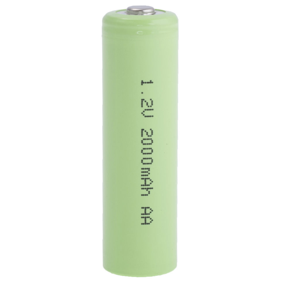 NiMH 2000mAh, 1,2V, AA GEB, нікель-метал-гідридний акумулятор cusp top