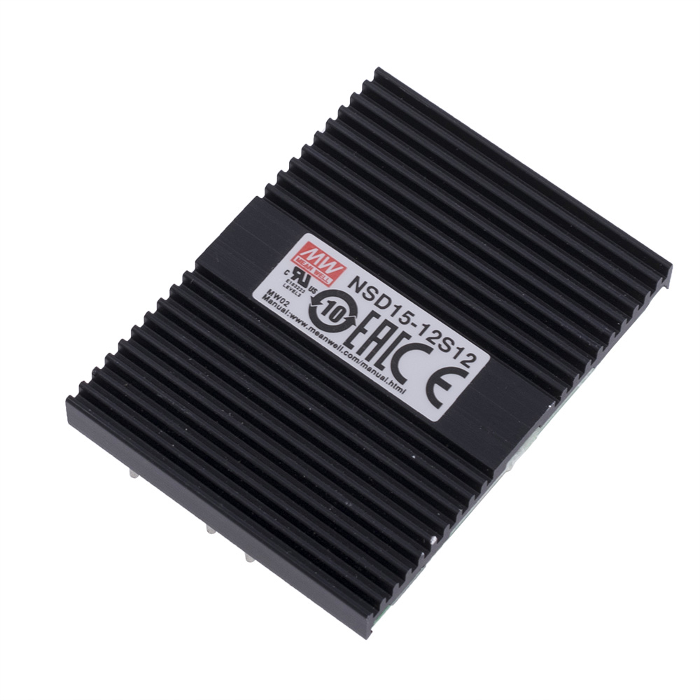 DC/DC перетворювач 15W, MeanWell NSD15-12S12 DC/DC перетворювач 15W, MeanWell NSD15-12S12