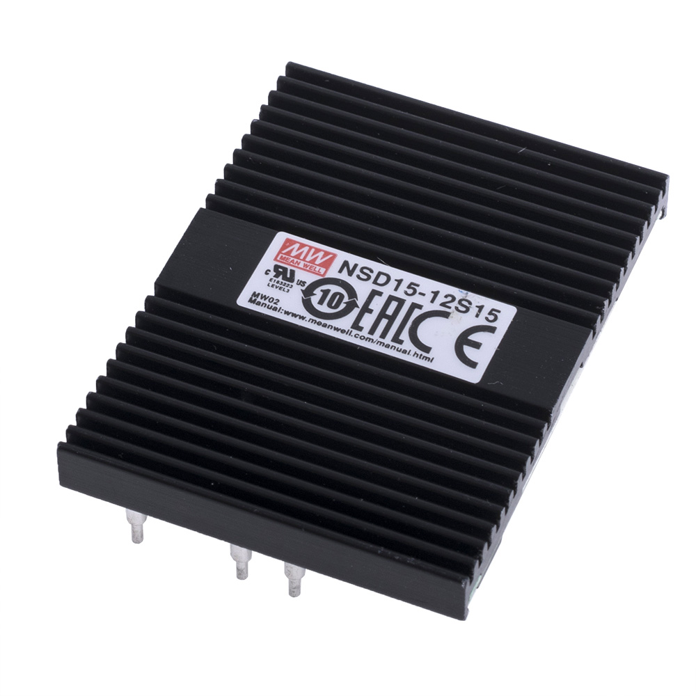 DC/DC перетворювач 15W, MeanWell NSD15-12S15 DC/DC перетворювач 15W, MeanWell NSD15-12S15