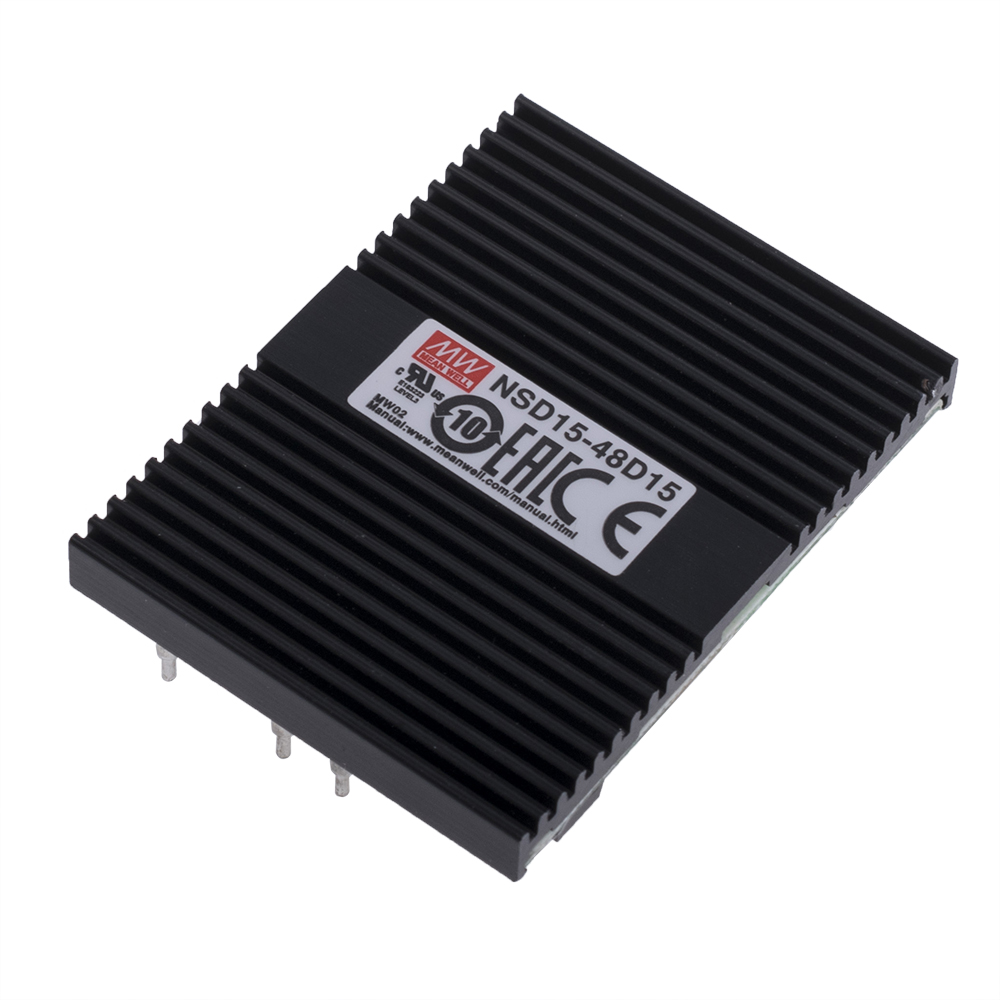 DC/DC перетворювач 15W, MeanWell NSD15-48D15