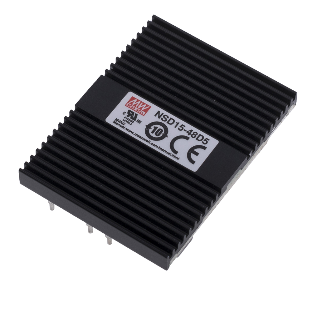DC/DC перетворювач 15W, MeanWell NSD15-48D5 DC/DC перетворювач 15W, MeanWell NSD15-48D5