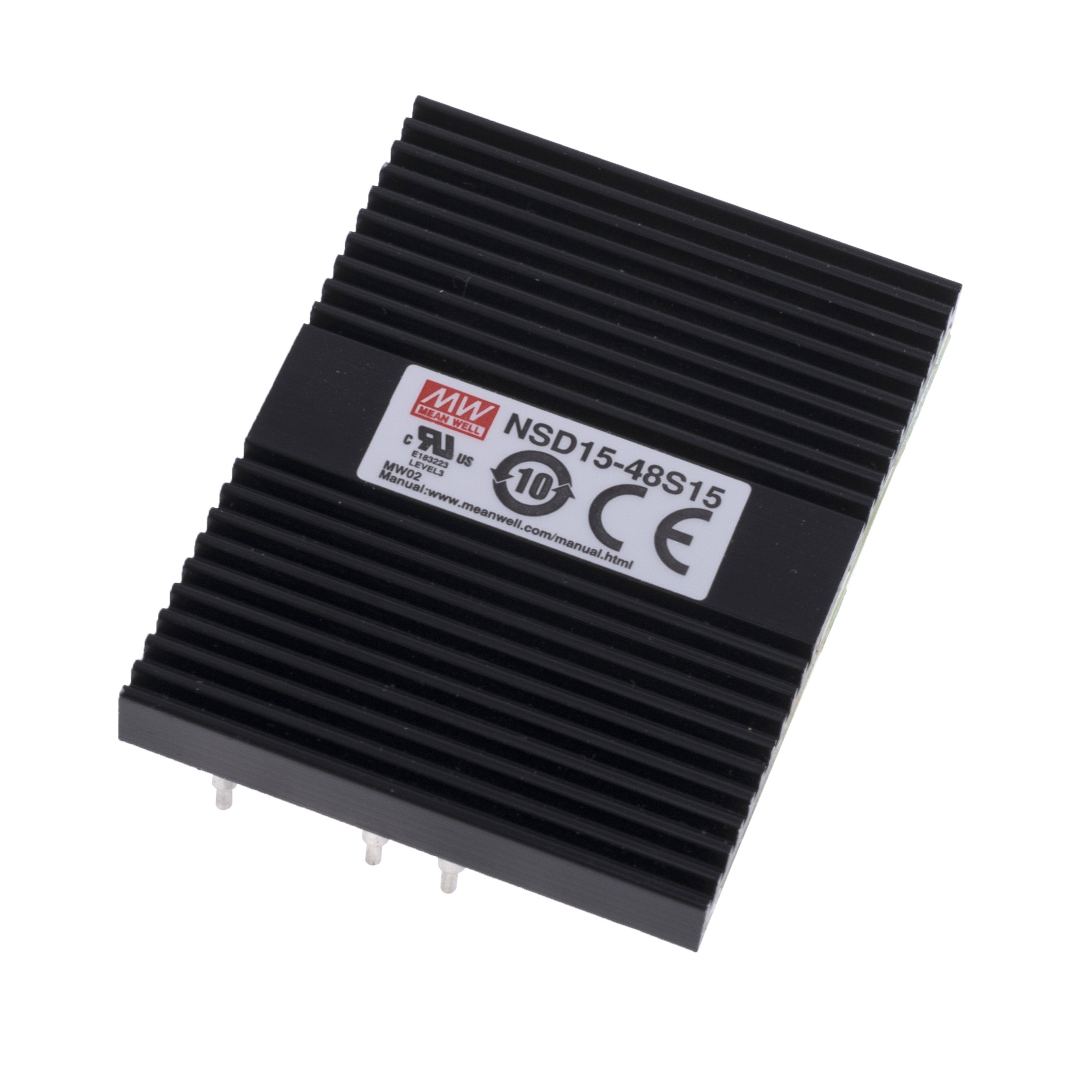 DC/DC перетворювач 15W, MeanWell NSD15-48S15 DC/DC перетворювач 15W, MeanWell NSD15-48S15