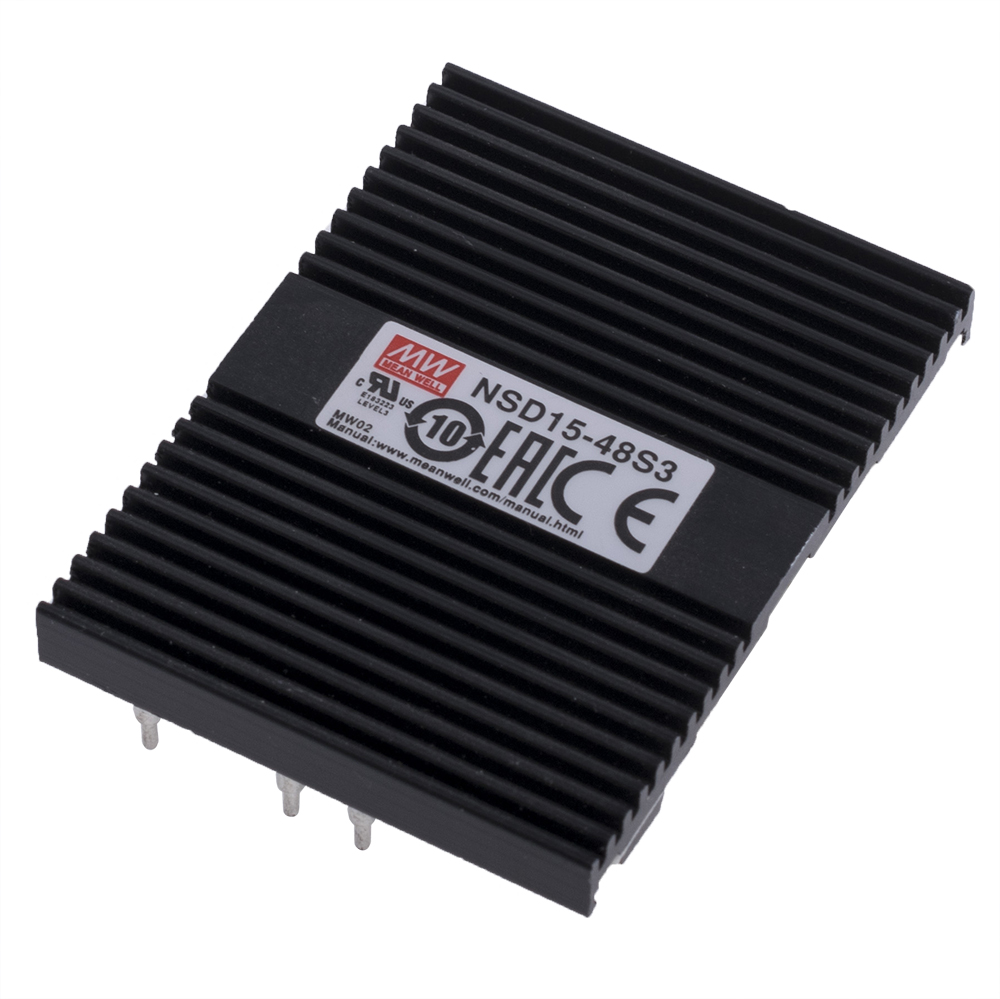 DC/DC перетворювач 15W, MeanWell NSD15-48S3 DC/DC перетворювач 15W, MeanWell NSD15-48S3