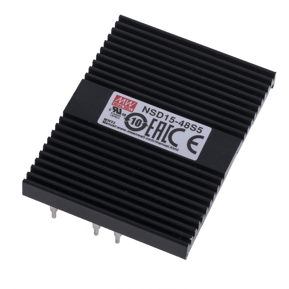 DC/DC перетворювач 15W, MeanWell NSD15-48S5