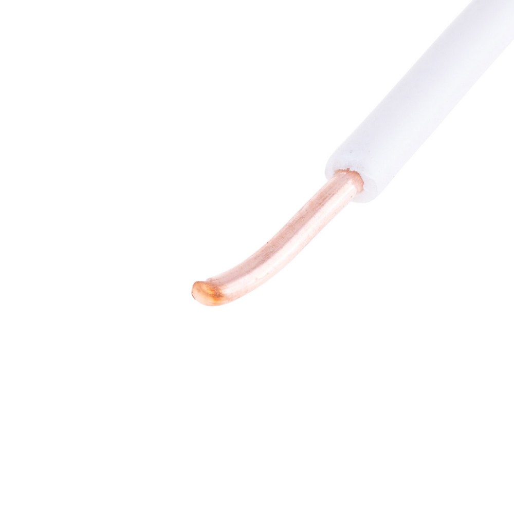 Провід одножильний 1.5mm² (16AWG, 1xD1.38mm, мідь, PVC) білий