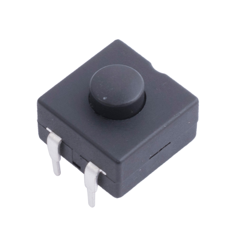 Кнопка з фіксацією для ліхтарика ON-OFF, 12x12mm Кнопка з фіксацією для ліхтарика ON-OFF, 12x12mm