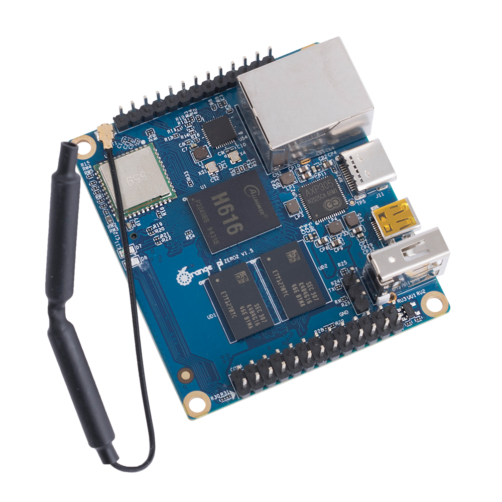 Мікрокомп'ютер Orange Pi Zero 2 1GB RAM with Allwinner H616 Chip Мікрокомп'ютер Orange Pi Zero 2 1GB RAM with Allwinner H616 Chip
