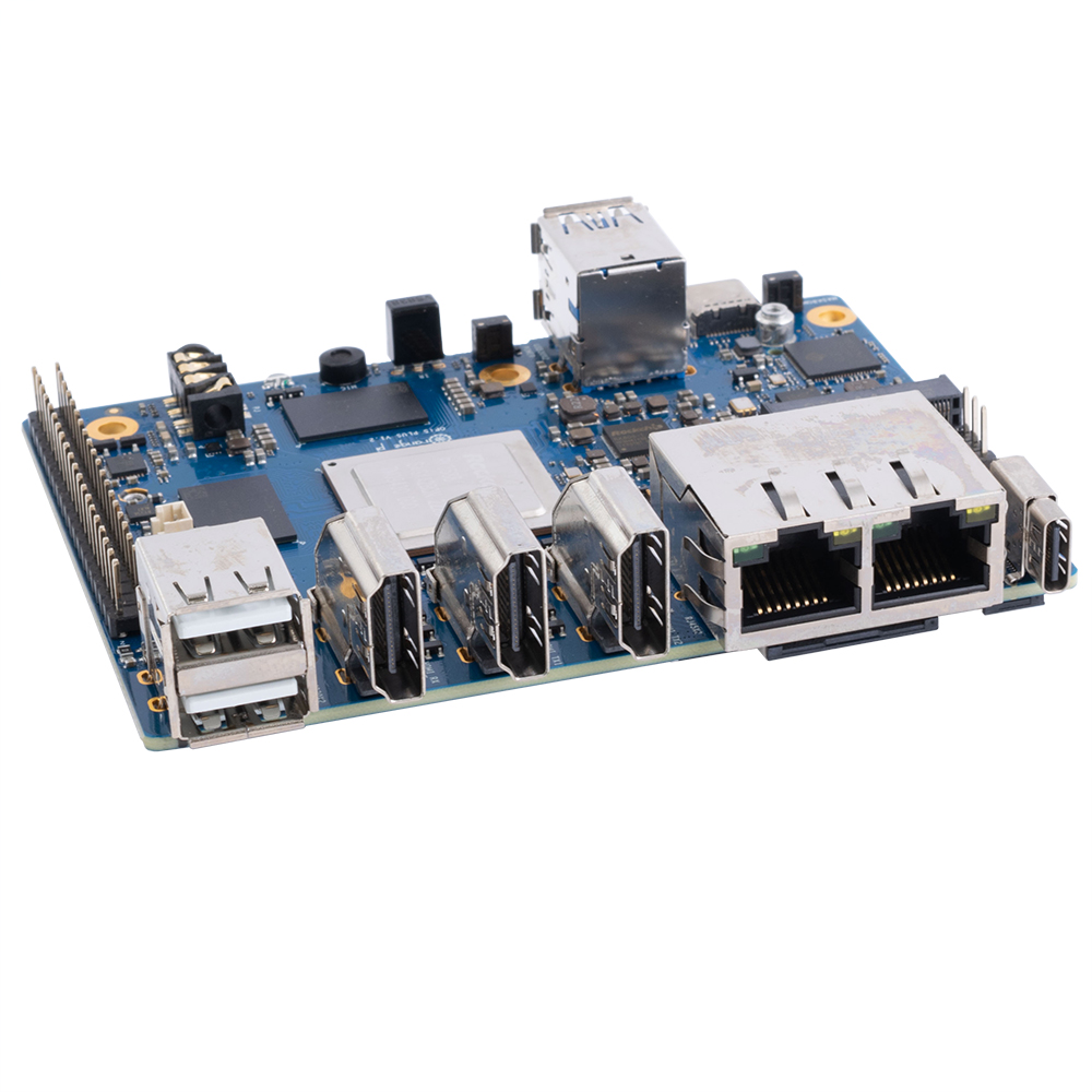 Мікрокомп'ютер Orange Pi 5 Plus 16G RK3588 2.5G Dual Ethernet Ports with PCIE Extension Single Board Computer