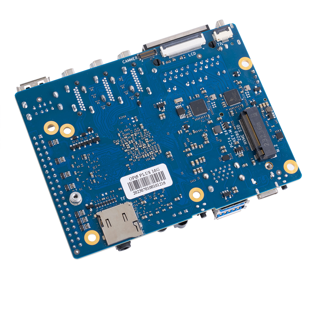 Мікрокомп'ютер Orange Pi 5 Plus 16G RK3588 2.5G Dual Ethernet Ports with PCIE Extension Single Board Computer