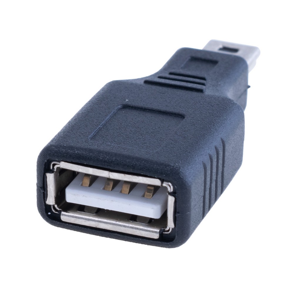 Адаптер OTG USB 2.0 A female - USB mini type B male