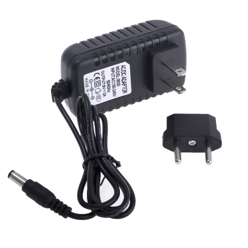 Блок живлення з вилкою 18W 9V, роз'єм:2.5x5.5мм, OV-A018 9V/2A Блок живлення з вилкою 18W 9V, роз'єм:2.5x5.5мм, OV-A018 9V/2A