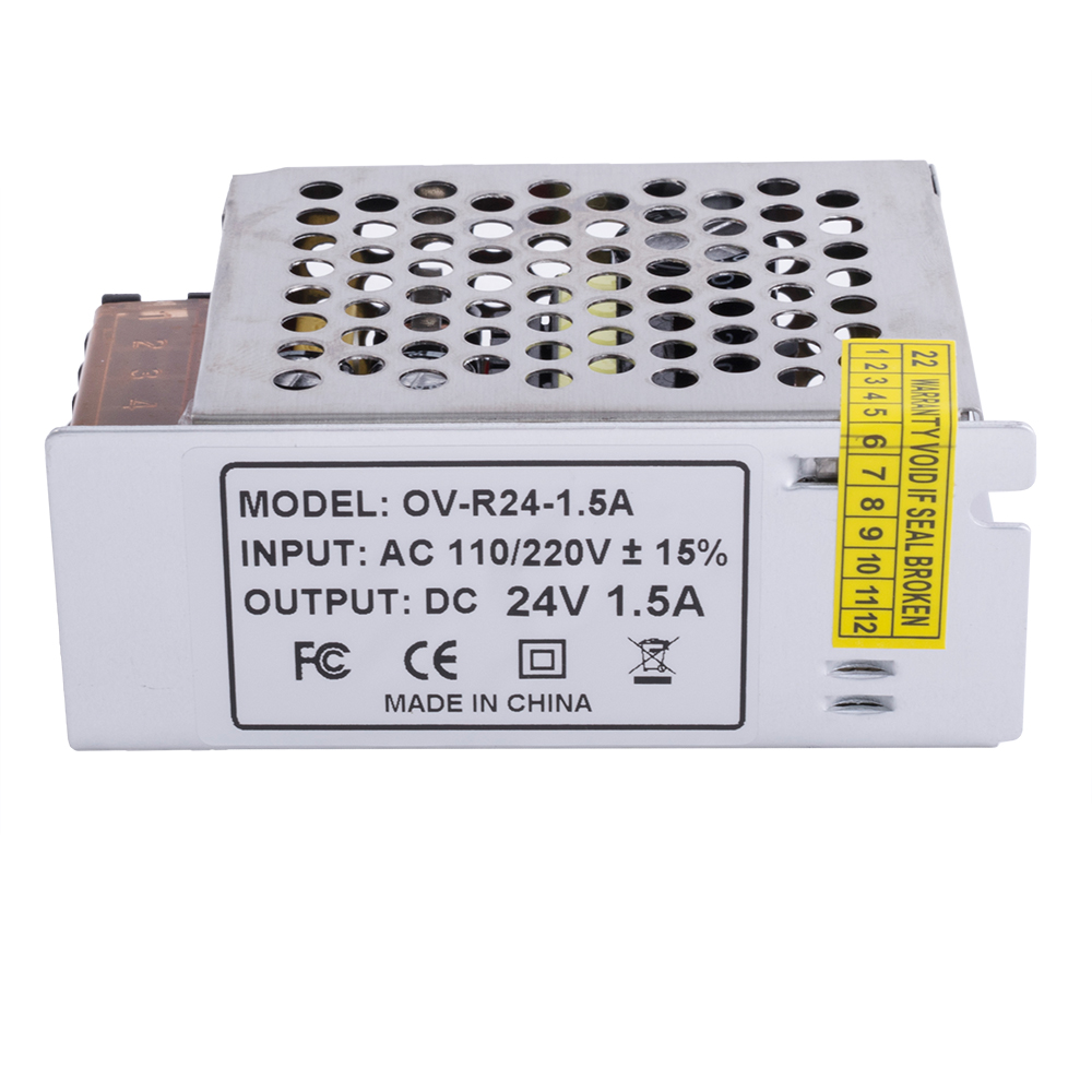 Блок живлення що вбудовується 36W 24V OV-R24-1.5A