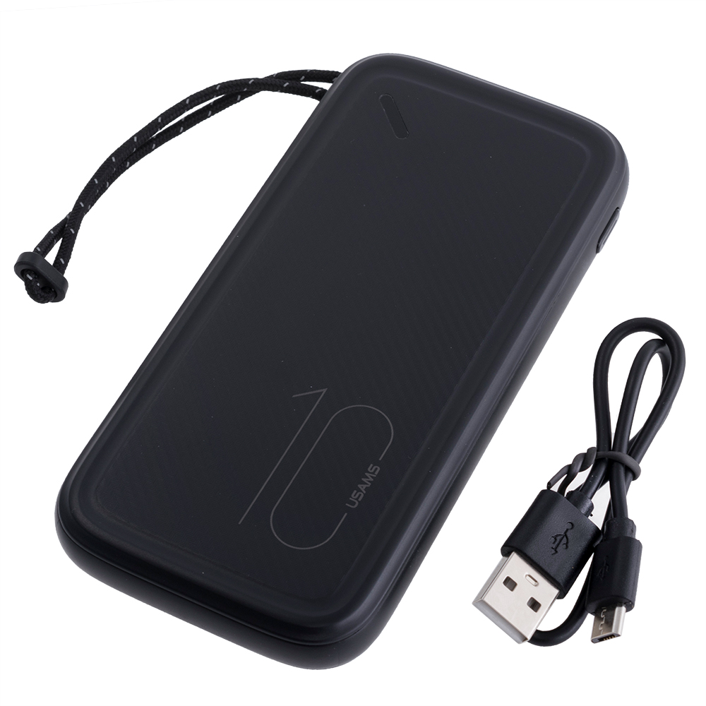 Power Bank 10000mAh 37Wh (Rated Capacity: 6000mAh) US-CD150 PB56 чорний (USAMS)