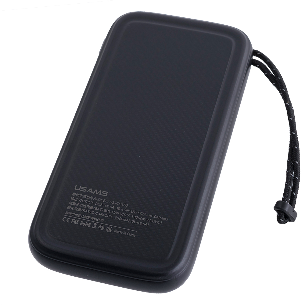 Power Bank 10000mAh 37Wh (Rated Capacity: 6000mAh) US-CD150 PB56 чорний (USAMS)