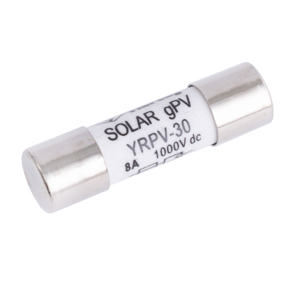 Запобіжник 10x38мм 8A 1000V (FUSE 10x38-8A) YRPV-30-8A Запобіжник 10x38мм 8A 1000V (FUSE 10x38-8A) YRPV-30-8A