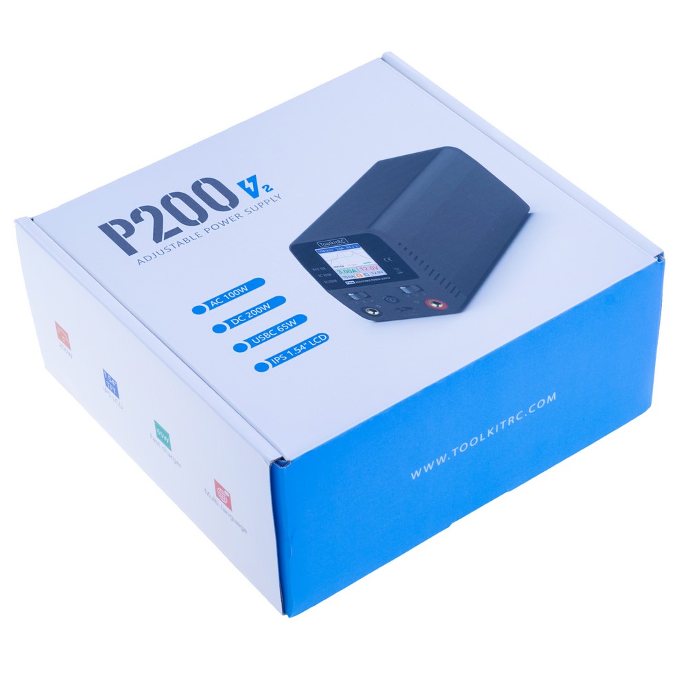 P200 V2 GaN блок живлення (TK21300-EU – ToolkitRC)