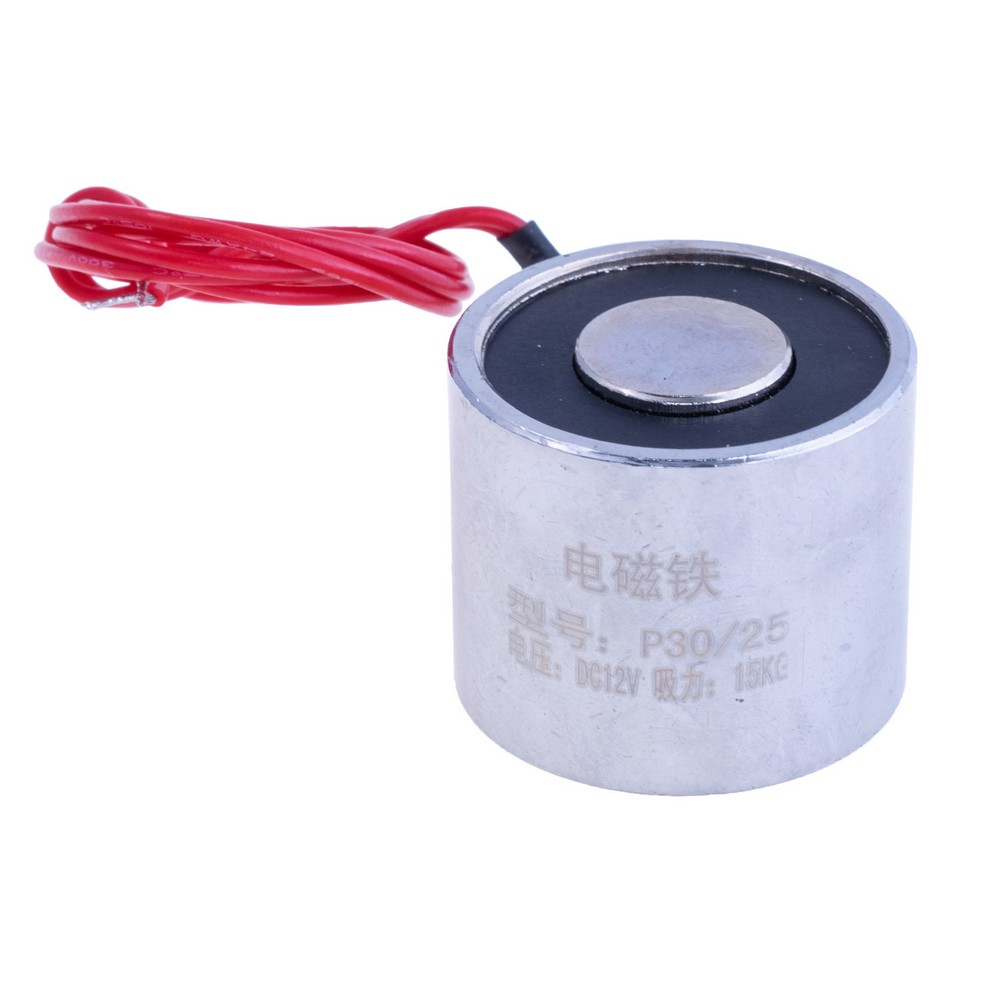 Електромагніт P30/25-12VDC 3W 15Kg Електромагніт P30/25-12VDC 3W 15Kg