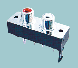 Гніздо RCA "мама" дворівневе, кутове 90 ° (AV2-8.4-38) (cc-130) Гніздо RCA "мама" дворівневе, кутове 90 ° (AV2-8.4-38) (cc-130)
