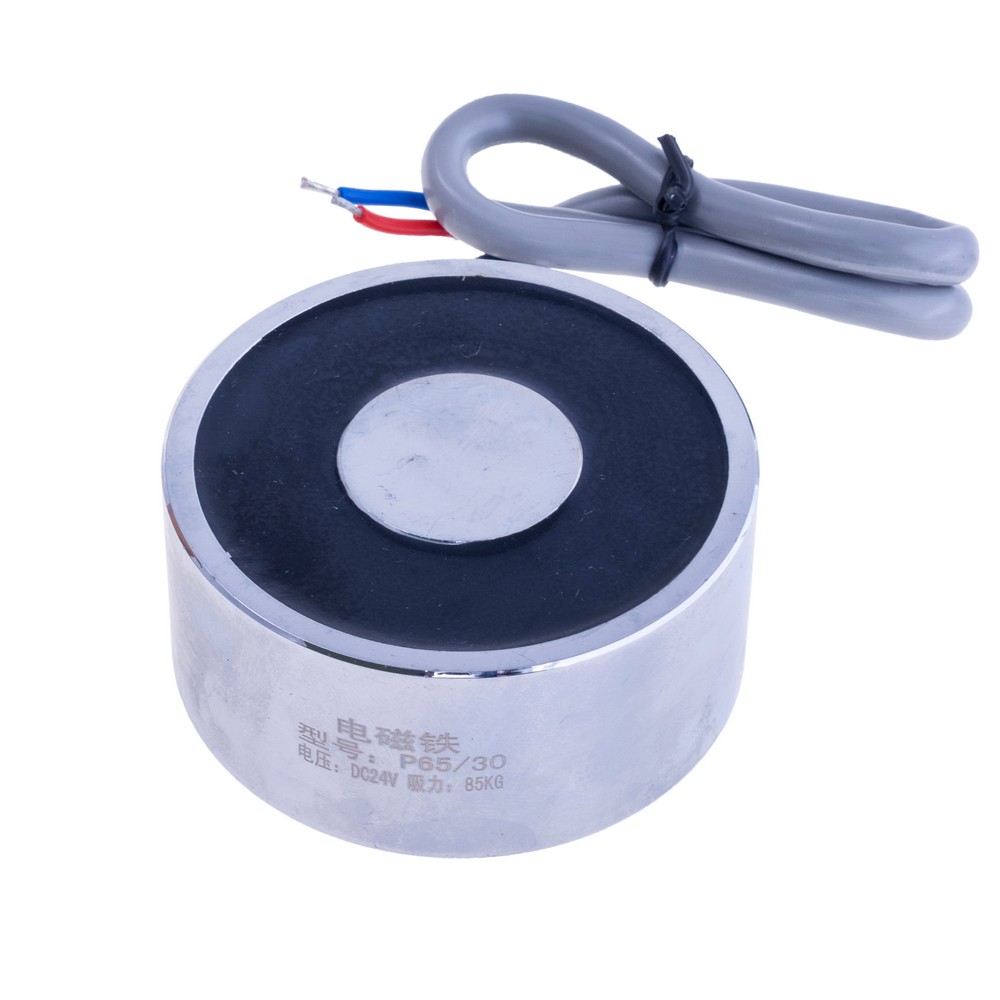 Електромагніт P65/30-24VDC 10W 85Kg Електромагніт P65/30-24VDC 10W 85Kg