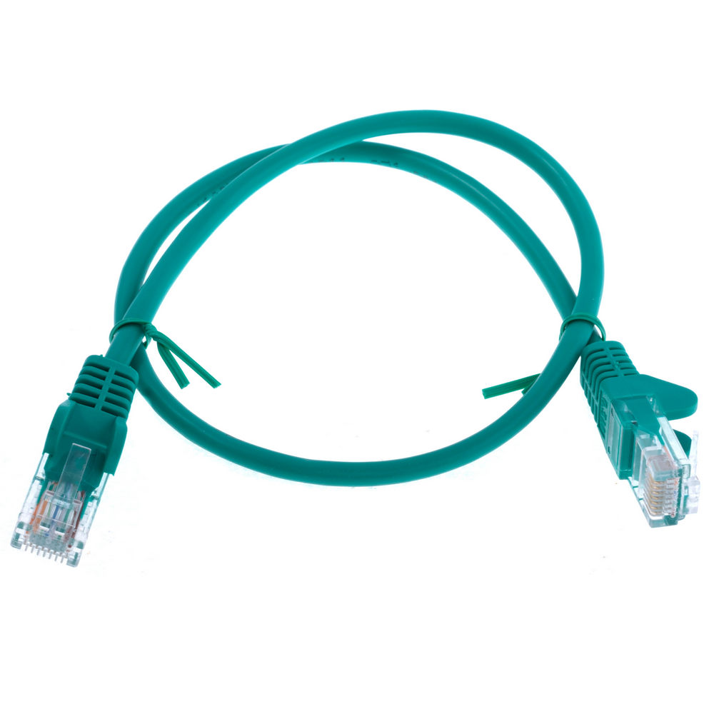 Патч-корд U / UTP5-CCA-005GR (шнур з'єднувальний, 0,5м зелений)
