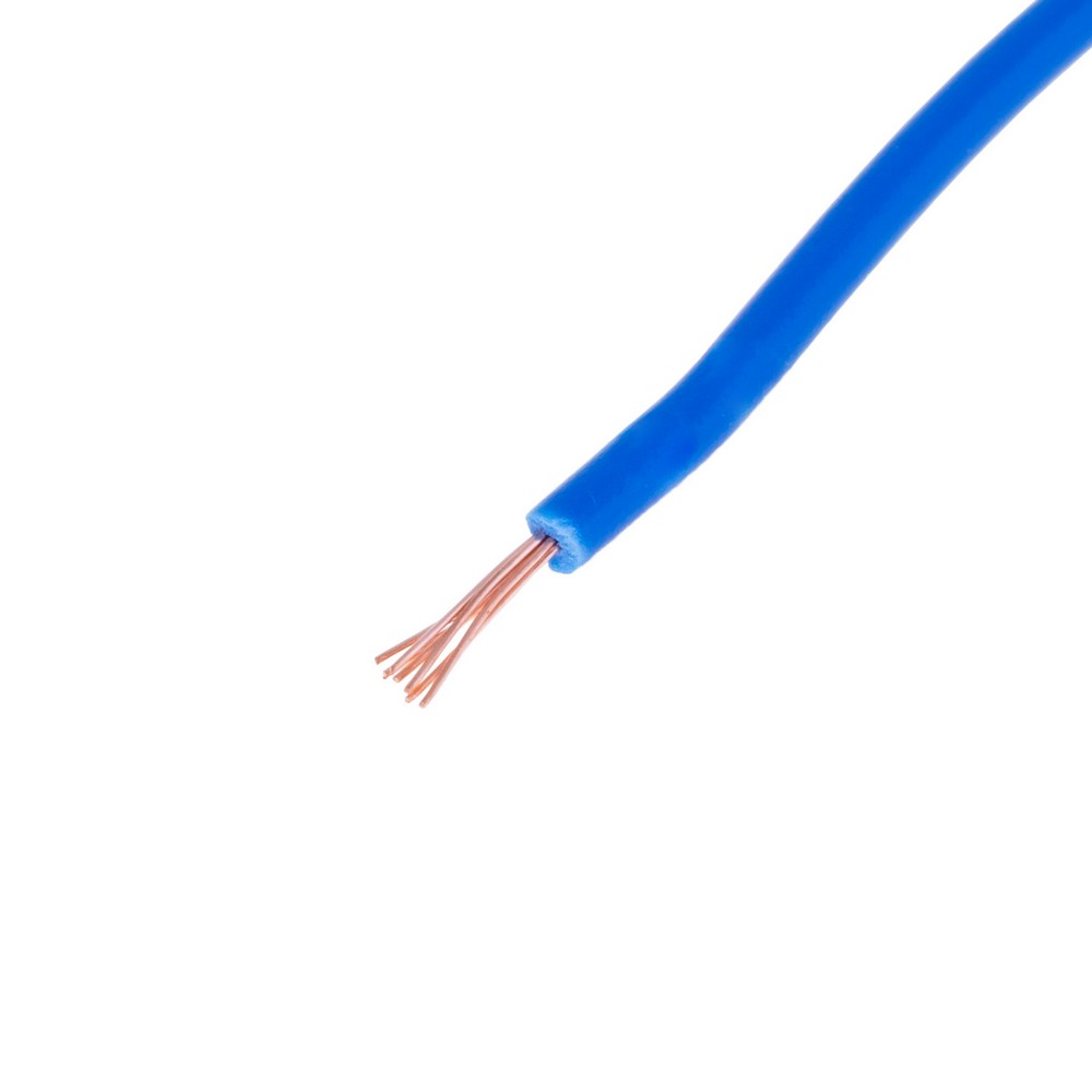 Провід багатожильний 0,12mm² (7xD0,15мм, мідь) синій, PVC (AVR0.12-7/0.15-CU-L)