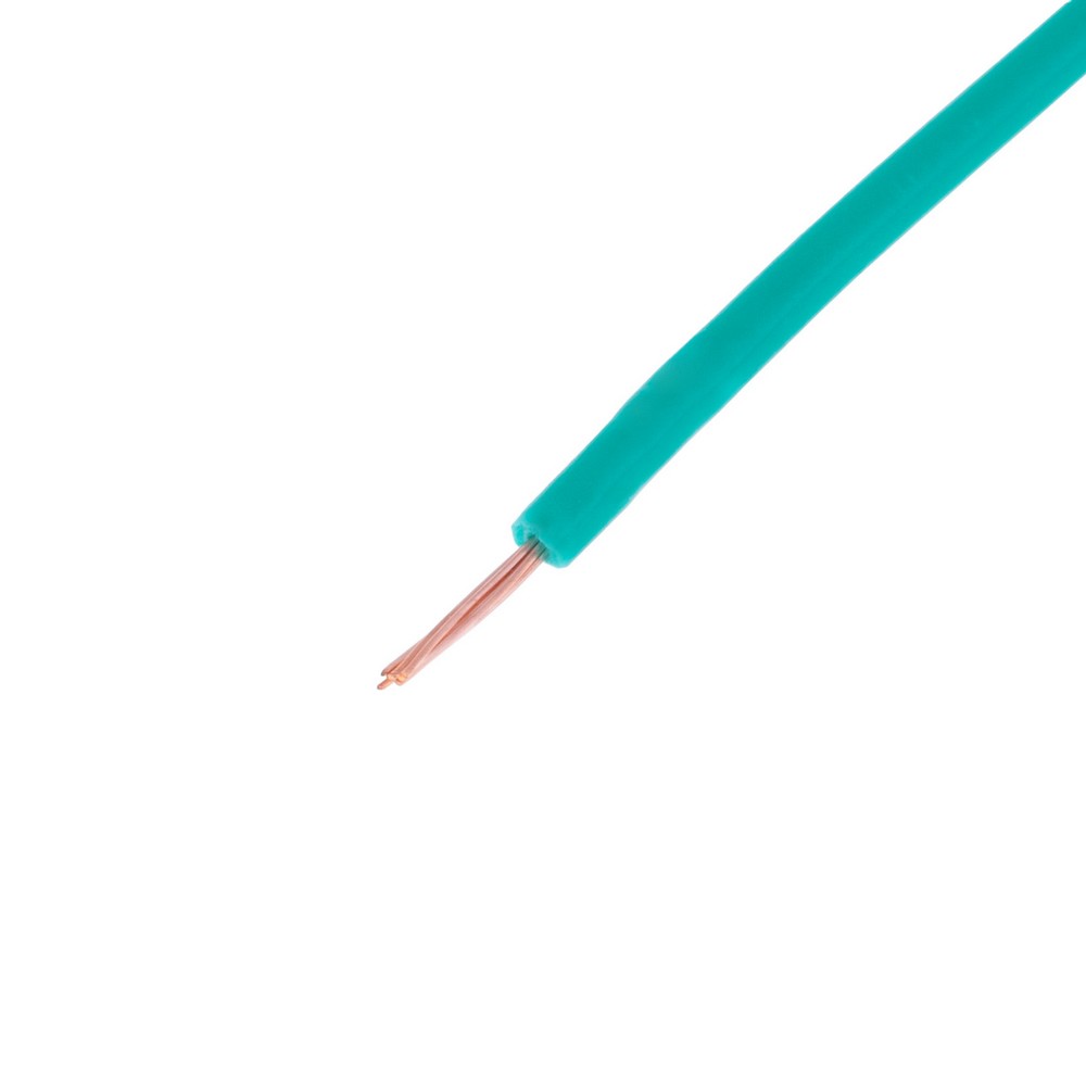Провід багатожильний 0,12mm² (7xD0,15мм, мідь) зелений, PVC (AVR0.12-7/0.15-CU-G)