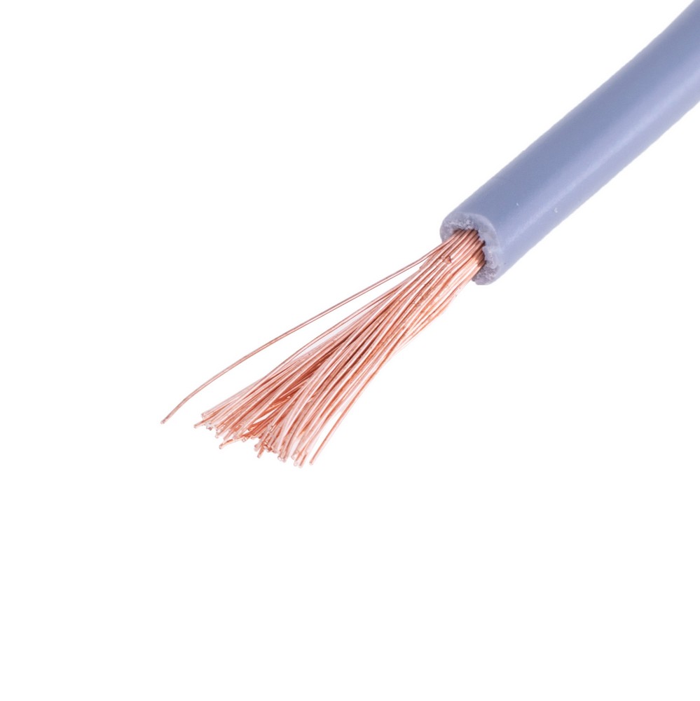 Провід багатожильний 2.5mm² (14AWG, 77xD0.20mm) сірий