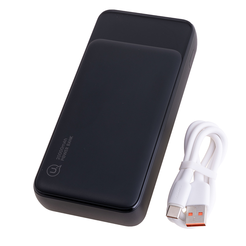 Power Bank 20000mAh (Rated Capacity: 14000mAh) US-CD200 чорний (USAMS)