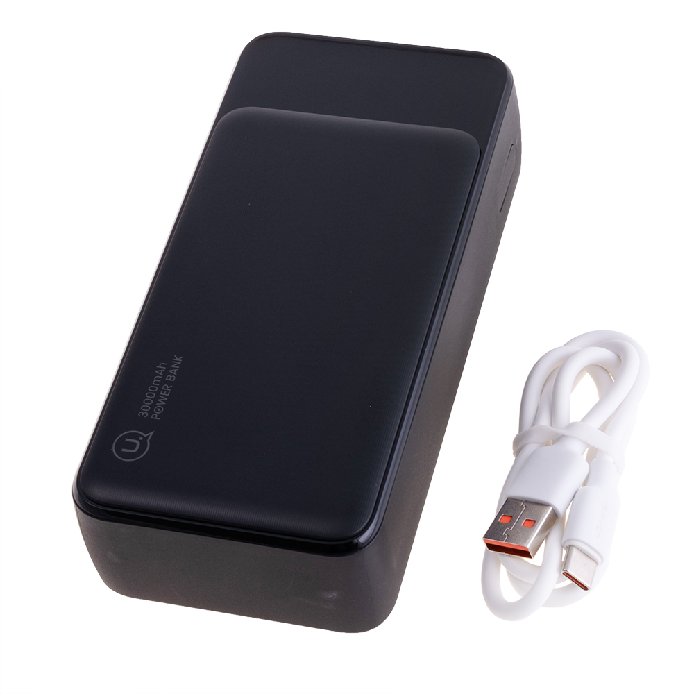 Power Bank 30000mAh (Rated Capacity: 21000mAh) US-CD202 чорний (USAMS)