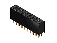 PBD-32 (2802-2X16PSG1) (гнізда на плату, 2х15, 2,54мм)