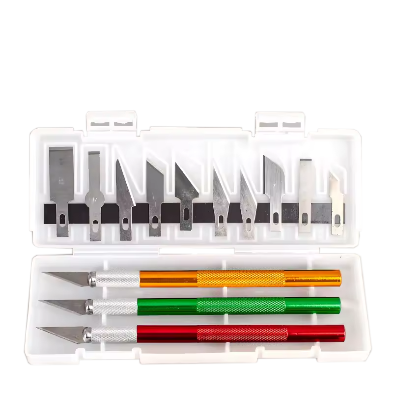 Ніж-скальпель (3 ручки + 13 лез)