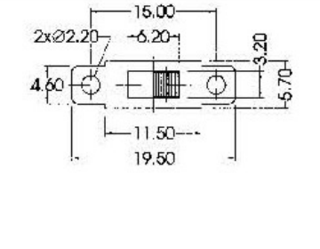 Перемикач рушійний11x6x5mm