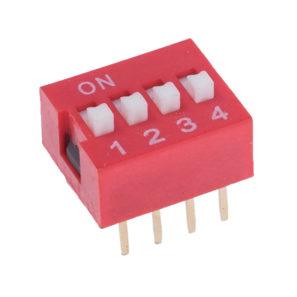 Перемикач DS-04 (SWD1-4) (KLS7-DS-04-R-0-0)