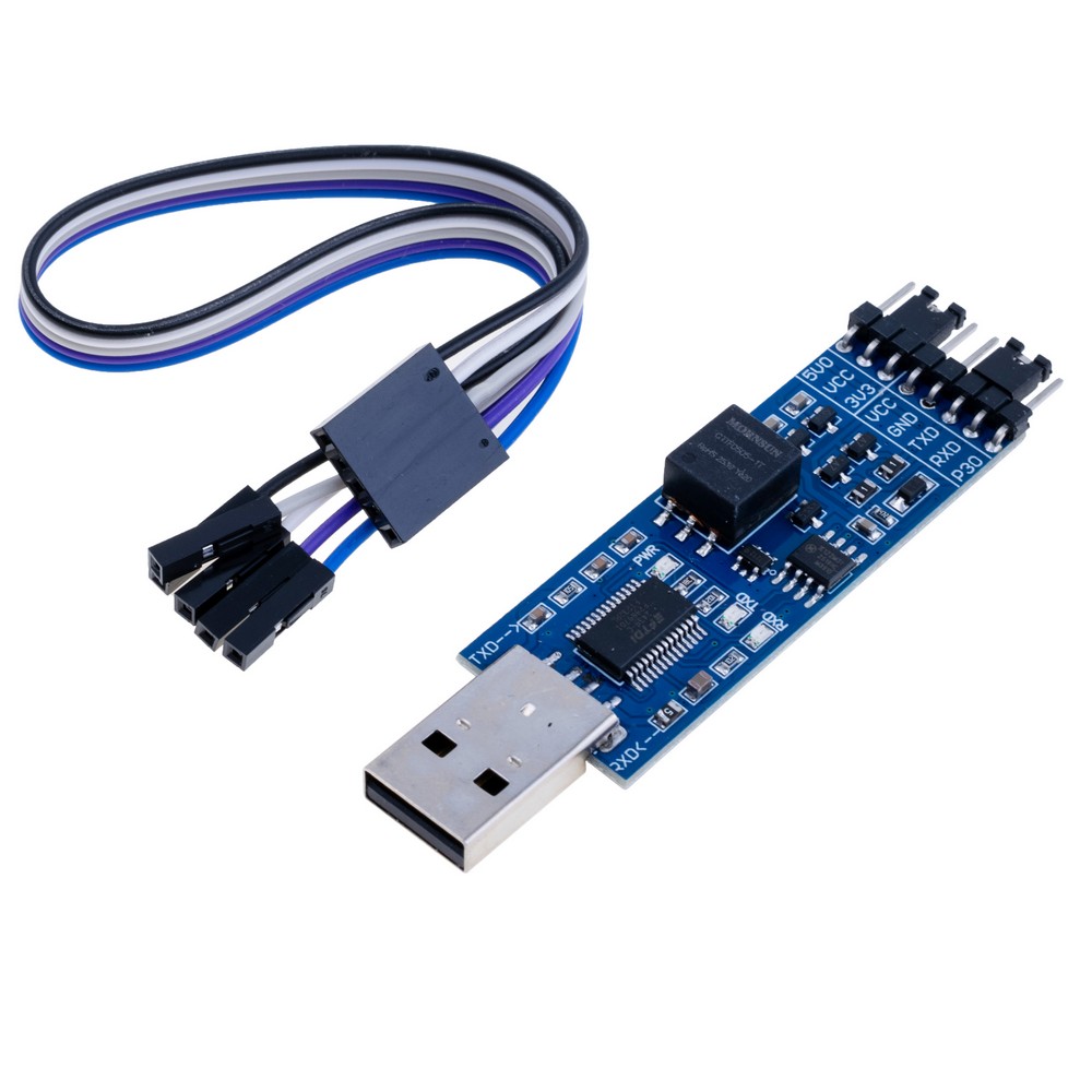 Перетворювач USB To TTL на базі FT232RL, ізольований модуль