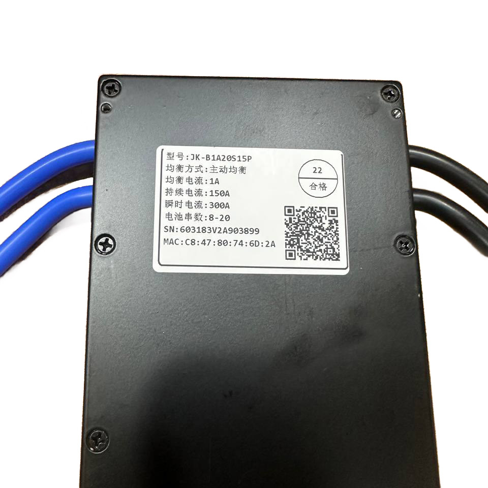 BMS JK-B1A20S15P (Li-Ion/LiFePo4/LTO 8S-20S; Balancer 1A; Charge/Discharge: 150A; BT/RS485) BMS JK-B1A20S15P (Li-Ion/LiFePo4/LTO 8S-20S; Balancer 1A; Charge/Discharge: 150A; BT/RS485)