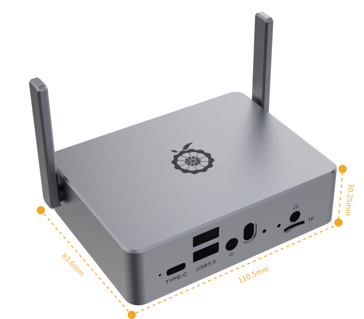 Корпус для Orange Pi 5 Plus Shell with antenna