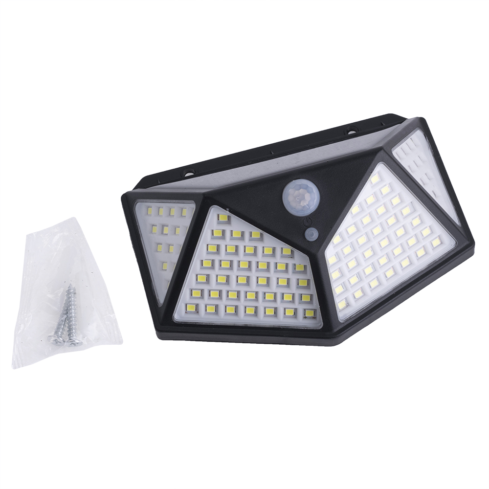 Настінний вуличний PIR ліхтар 100Leds на сонячній батареї Настінний вуличний PIR ліхтар 100Leds на сонячній батареї