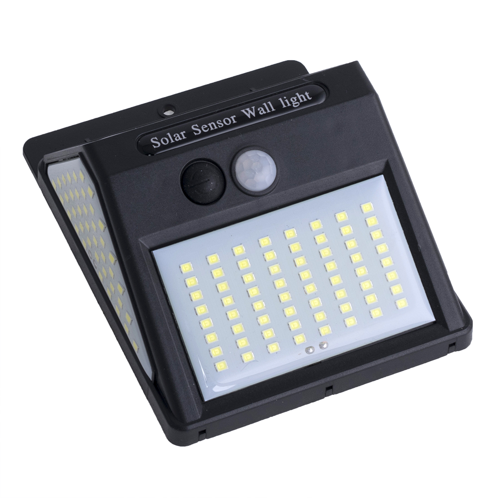 Настінний вуличний PIR ліхтар 144Leds на сонячній батареї. Уцінка, відколоти край Настінний вуличний PIR ліхтар 144Leds на сонячній батареї. Уцінка, відколоти край