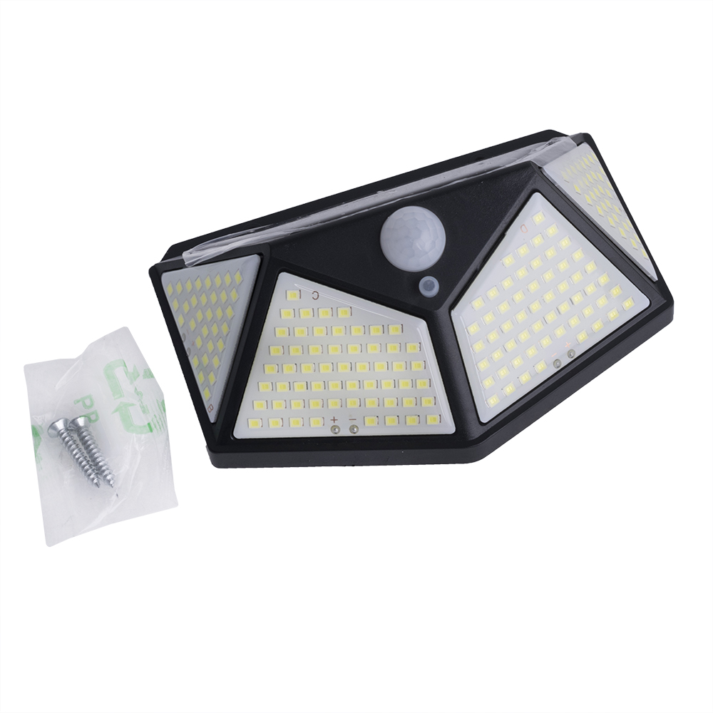 Настінний вуличний PIR ліхтар 180 Leds на сонячній батареї Настінний вуличний PIR ліхтар 180 Leds на сонячній батареї